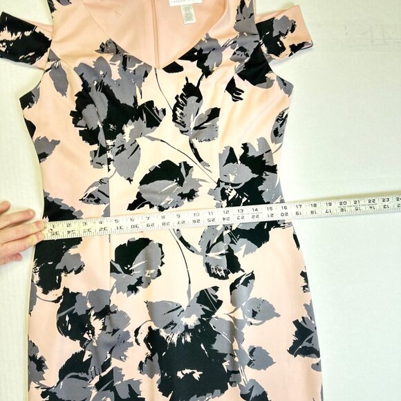 london times  midi cold shoulder euc  dress - Picture 12 of 16